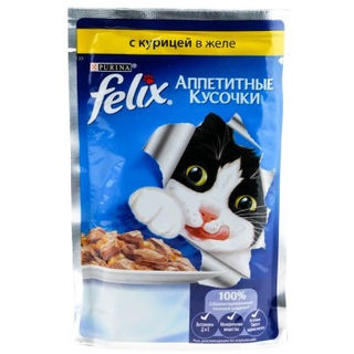 Корм для кошек  Феликс курица  85г